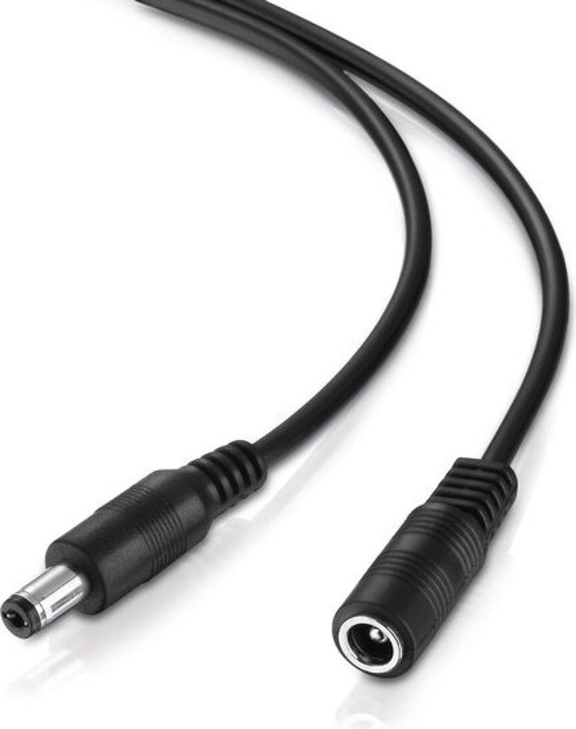 Verlängerungs Kabel DC-Hohlstecker mit Buchse (5,5 x 2,1 Produktbild 