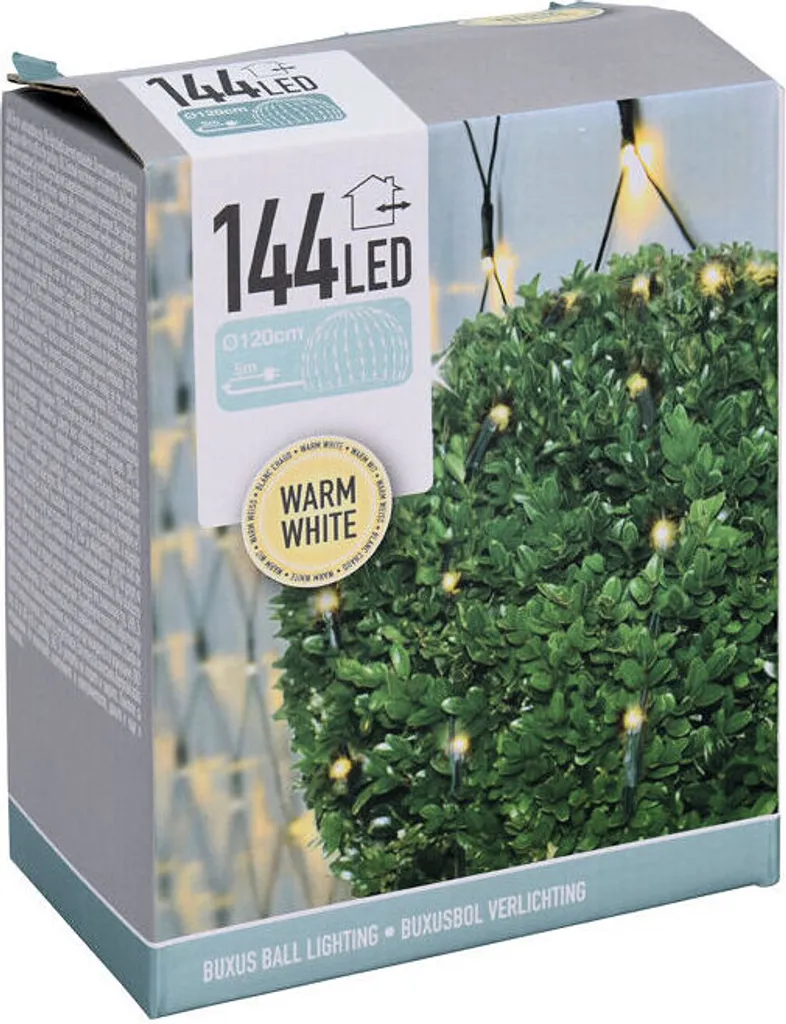 Luci di Natale per Giardino: Rete per Bosso 120 cm - 144 LED