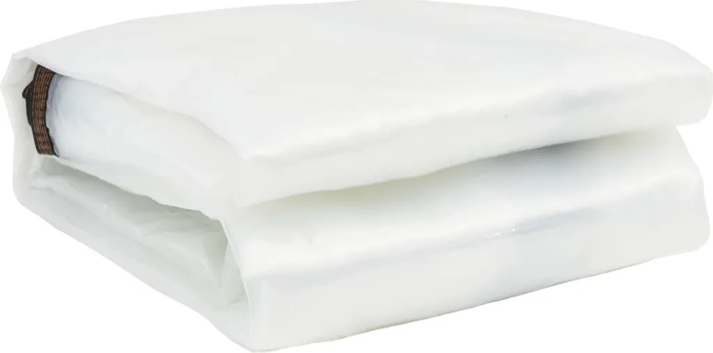 Bâche transparente 6 x 12 m en PE imperméable et résistante aux UV