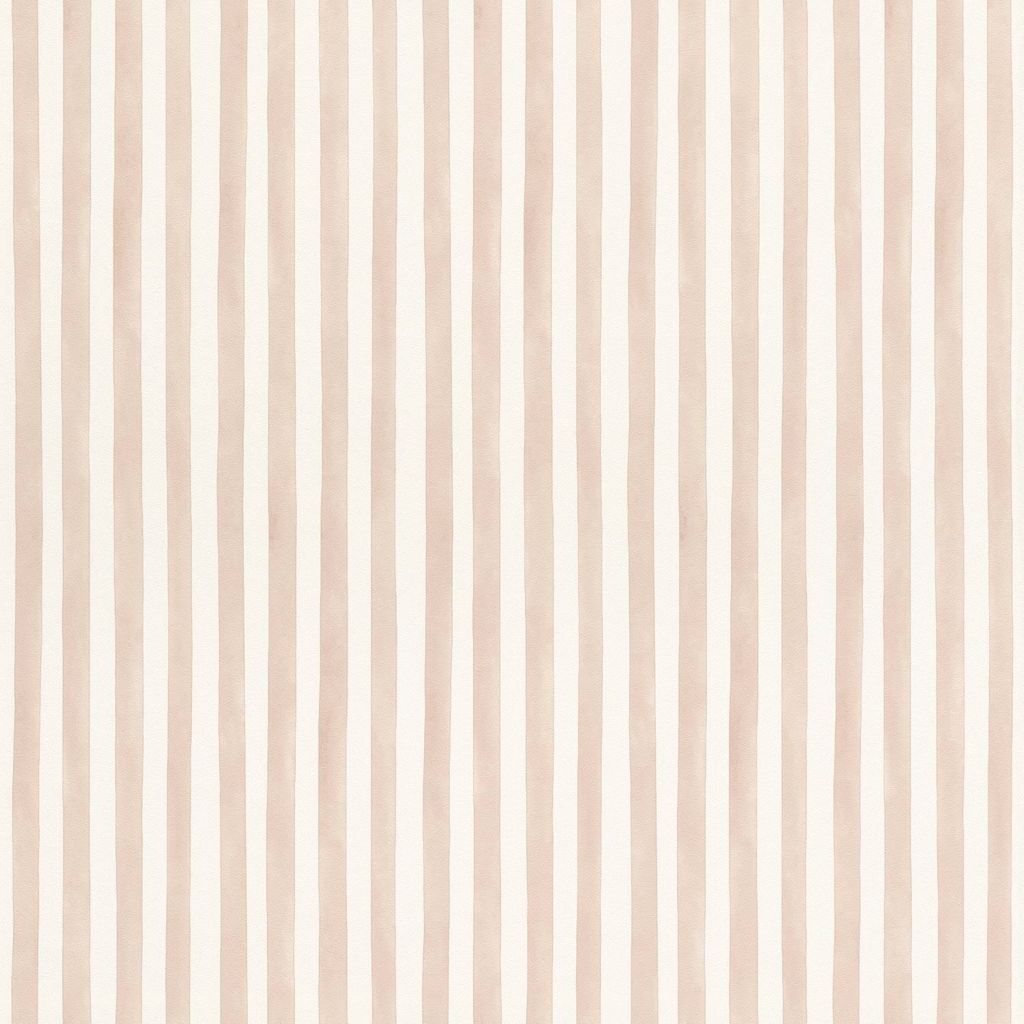 Vliestapete 252774 Tapete Streifen Wellen 53 x 1005 cm Rasch Bambino XIX Braun Weiß