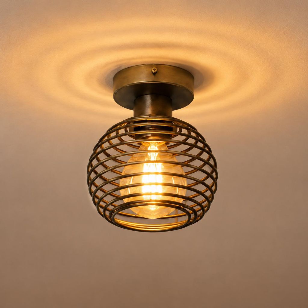 Lámpara de techo ZMH, estilo vintage, una luz, color . Imagen del producto 