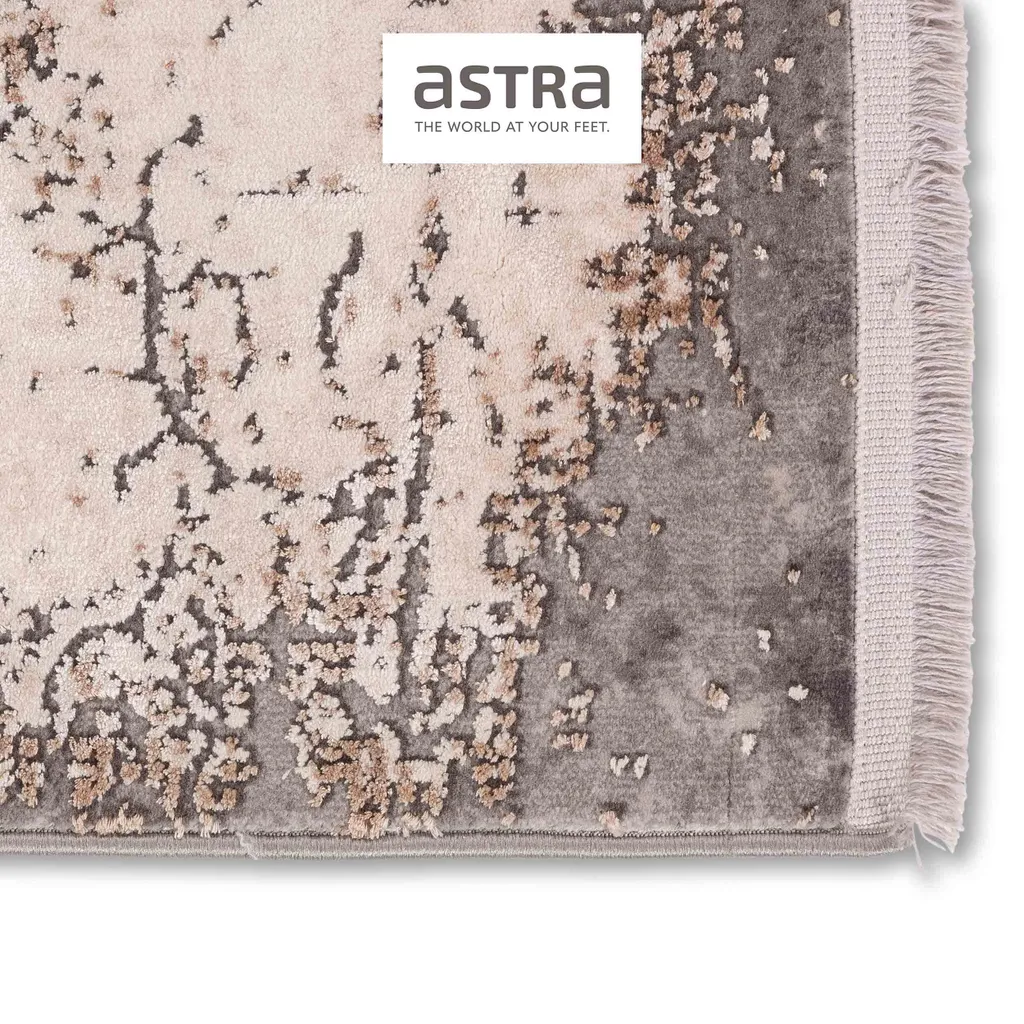 Tapis Design Beige Astra Mirano 133x190 cm - Textile Doux et Résistant