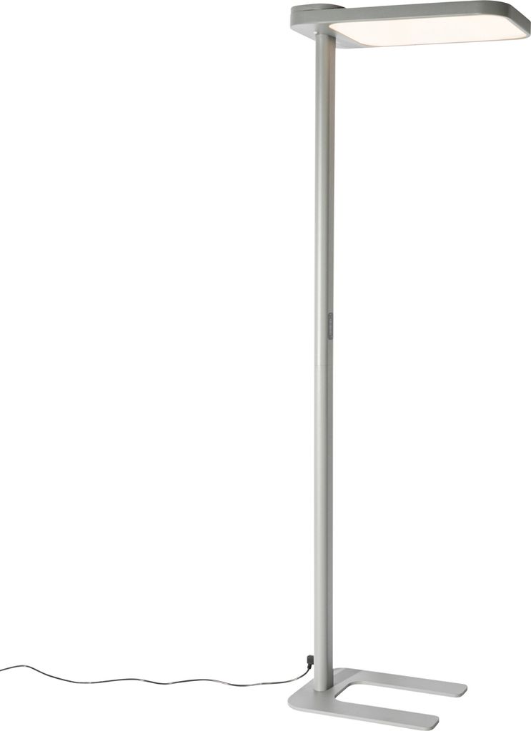 QAZQA Professional - Modern Tageslicht-Stehleuchte I Stehlampe I Standleuchte I Lampe I Leuchte grau inkl. LED und Dimmer - Guzo Touch-funktion Dim...