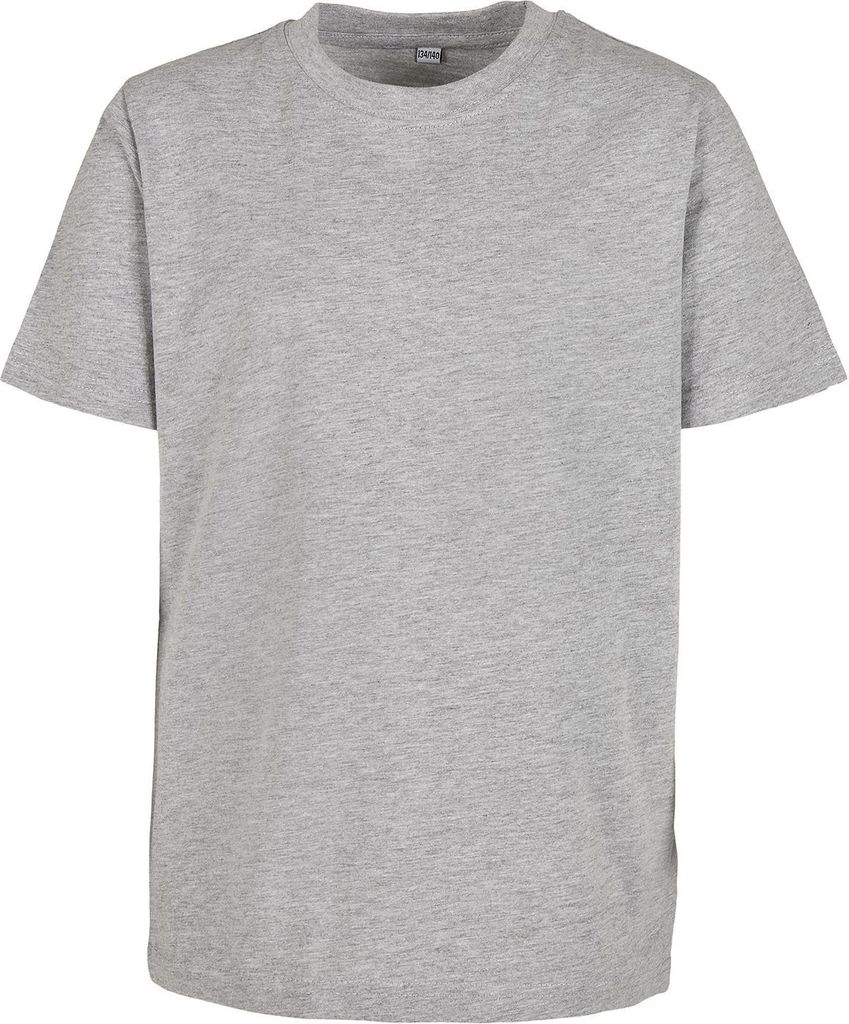 Build Your Brand - "Basic 2.0" T-Shirt für Kinder RW8110 (128) (Grau meliert)