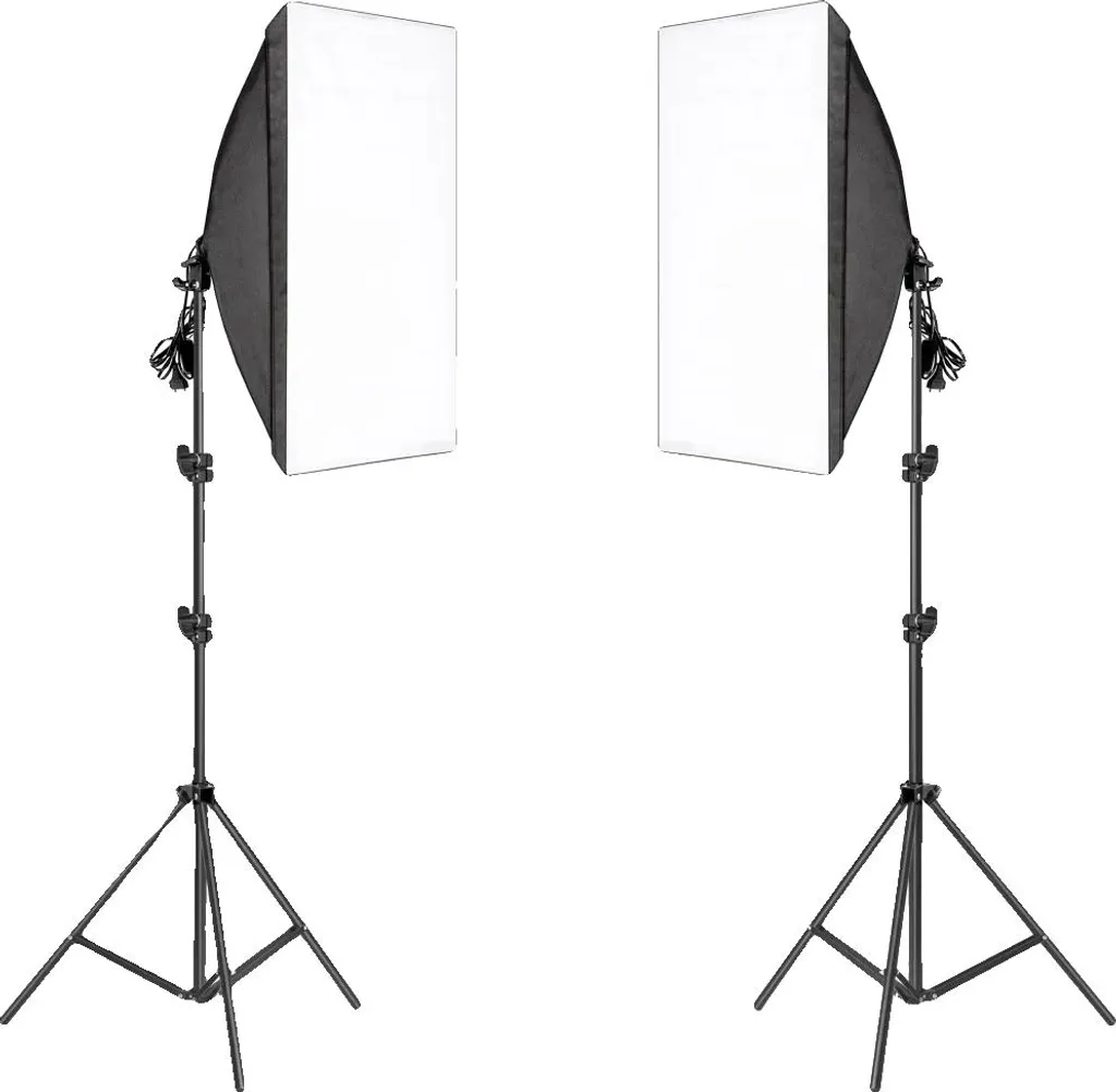 Kit d'éclairage Softbox avec trépied réglable pour studio photo S100