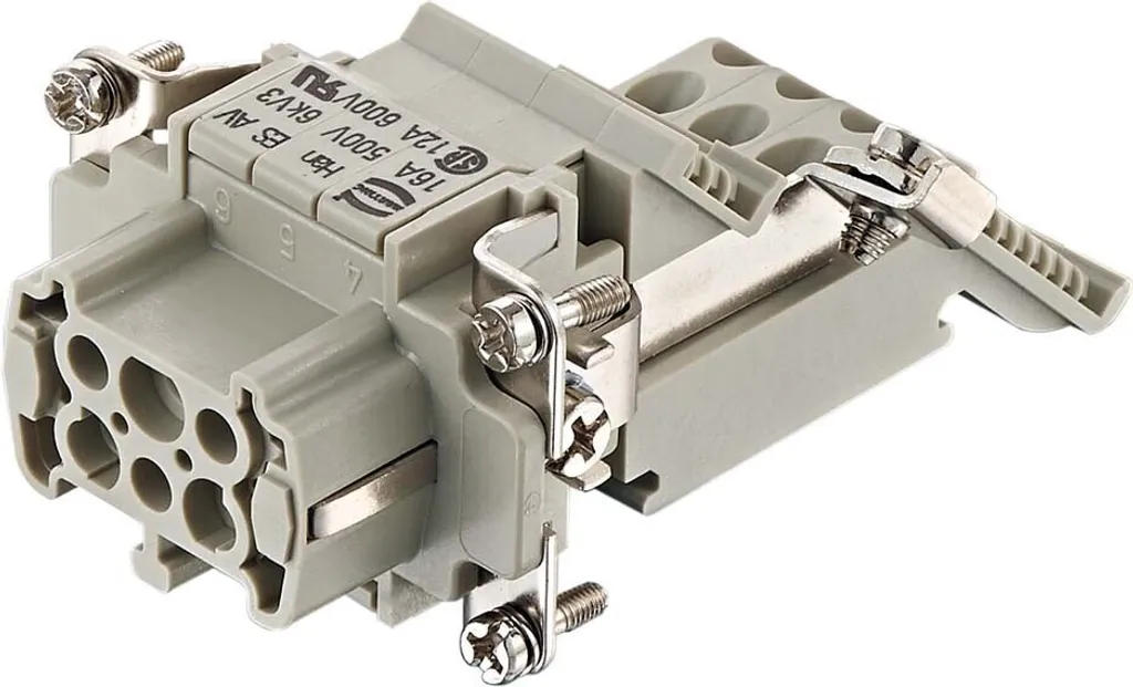 Borne de raccordement 6p droite - Connecteur 09 33 006 4739 durable