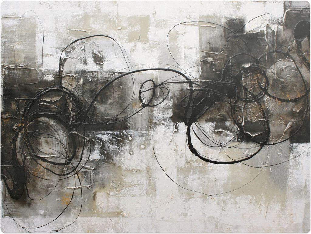 Abstrakte Linien – Bodenschutzmatte – Rutschfest – Schutzmatte für Büro – Vinylmatte – Stuhlunterlage – 120 x 90 cm