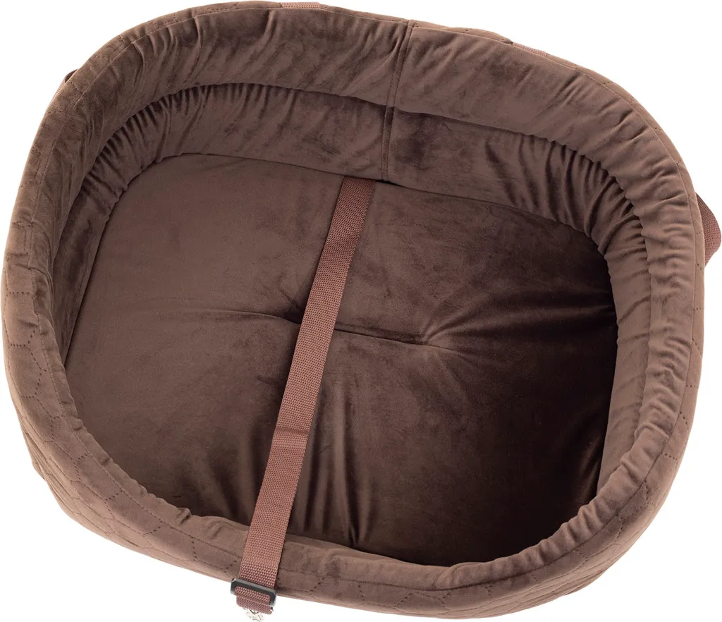 Seggiolino Auto Cane WildKunstleder Braun 51x40 cm | Resistente e Lavabile - 6
