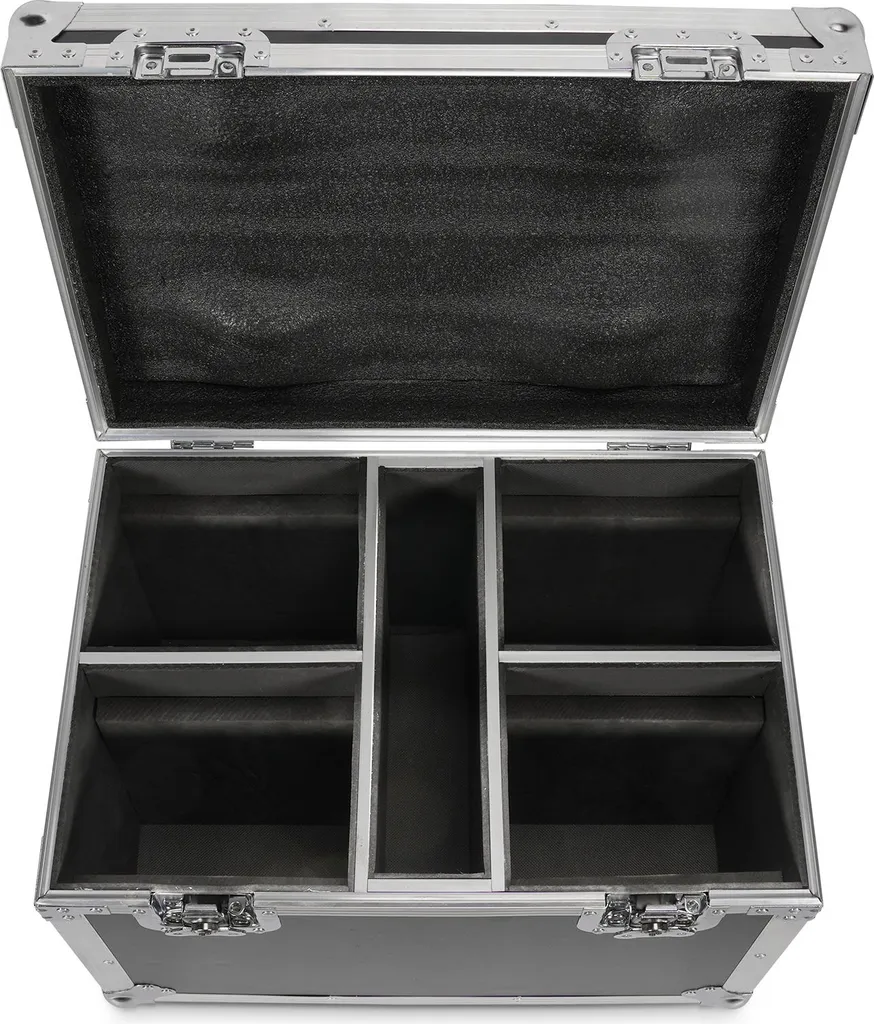 Flight Case de Scène pour 4 Projecteurs, Valise Cuir 50,5 cm Haut - 5