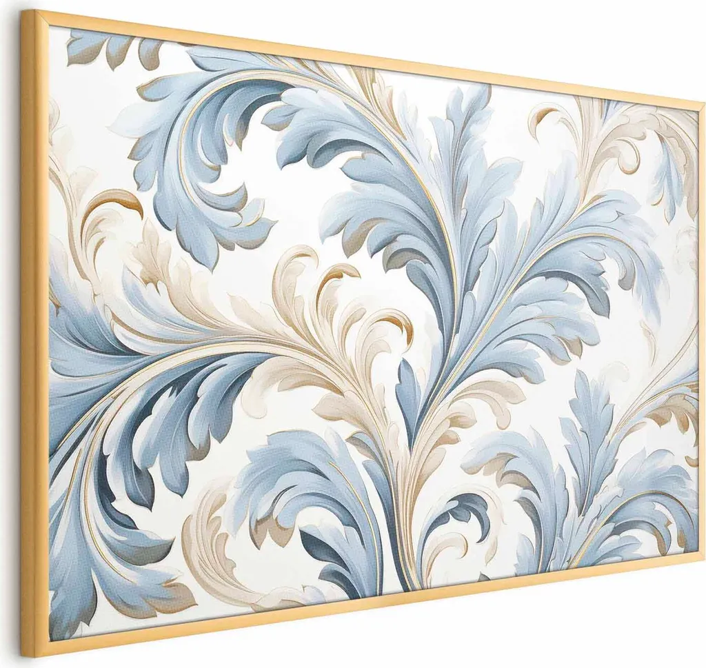 Offerta Poster 90x60 Vite Barocca + Cornice Oro - Pronto da Appendere