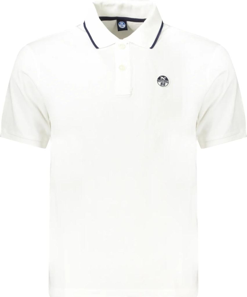 Kontrast Polo mit Applikation und Logo North Sails : Größe - XL Größe: XL