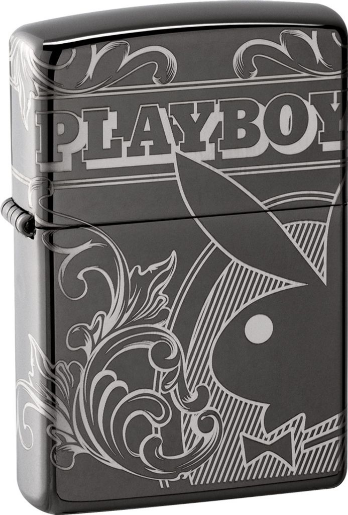 Hauser Rauchwaren Zippo Playboy BIce Silber/Mattvernickelt Produktbild 