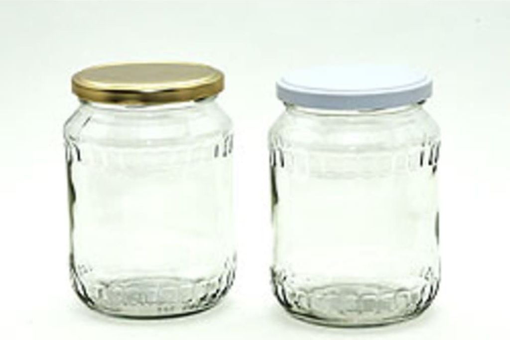 Vielseitiges Einkochglas 720ml mit Schraubdeckel 82mm – Ideal für Lebensmittel, zufällige Farbe