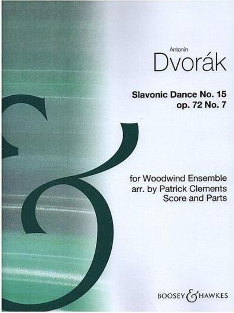 Slavonic Dance no.15 op.72,7for 2 oboes, 2 clarinets, 2 horns and 2 bassoons