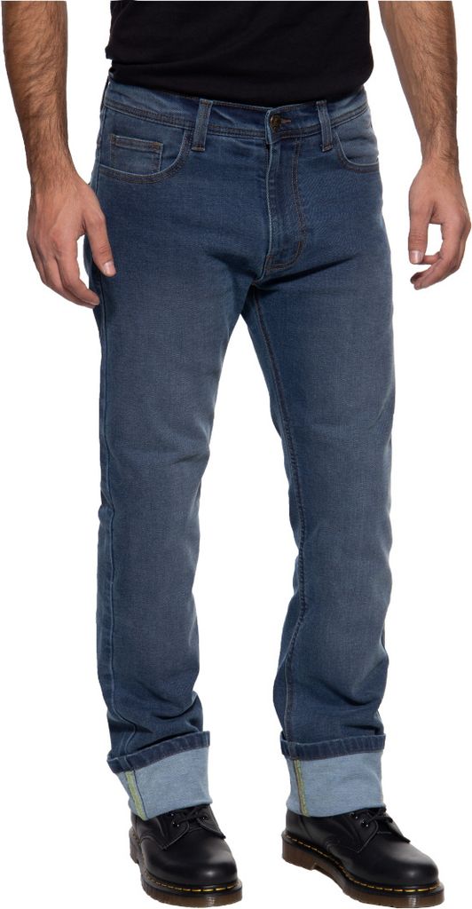 KING KEROSIN Motorradjeans Im 5-Pocket Look Kustombuilt - Motor Gear Kustombuilt - Motor Gear Hellblau 31