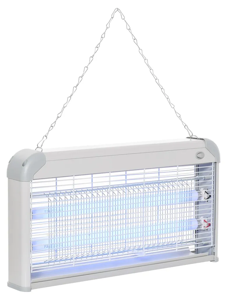 Lampe anti-moustique électrique UV 30W gris efficace sur 60m2 Pro-60
