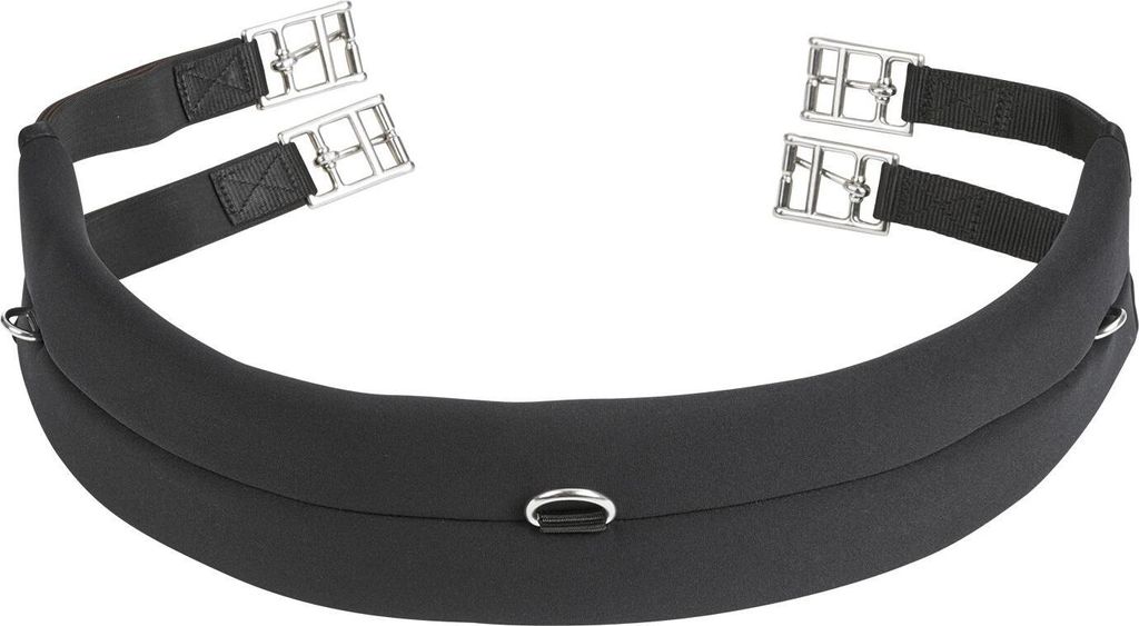 BUSSE Sattelgurt Soft-Long D elastisch Langgurt Schwarz