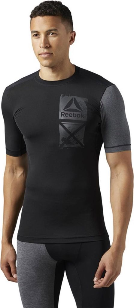 Reebok Tshirts Activchill Graphic Compression, BR9571, Größe: 182