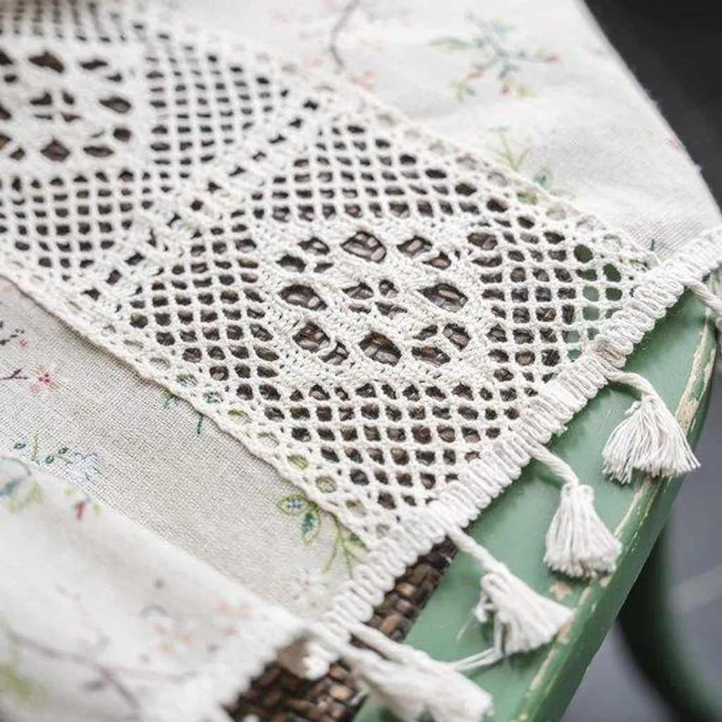 Rideaux de cuisine style rustique coton et lin beige 160x150 cm
