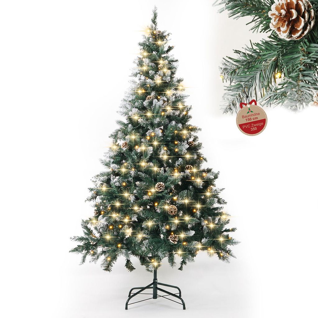Verdego Künstlicher Weihnachtsbaum 150 cm, Hochwertiges Produktbild 