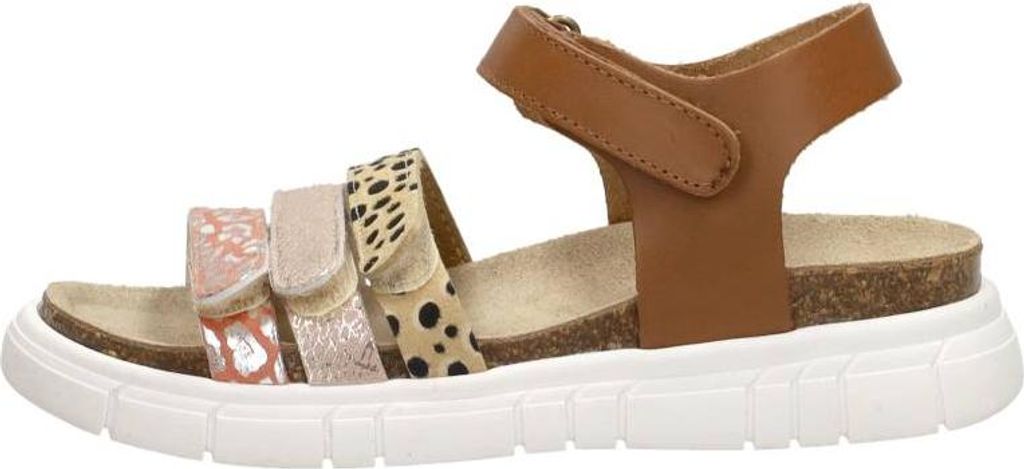 KEQ Meiden Sandalen Meiden Sandalen - Cognac - Maat 29