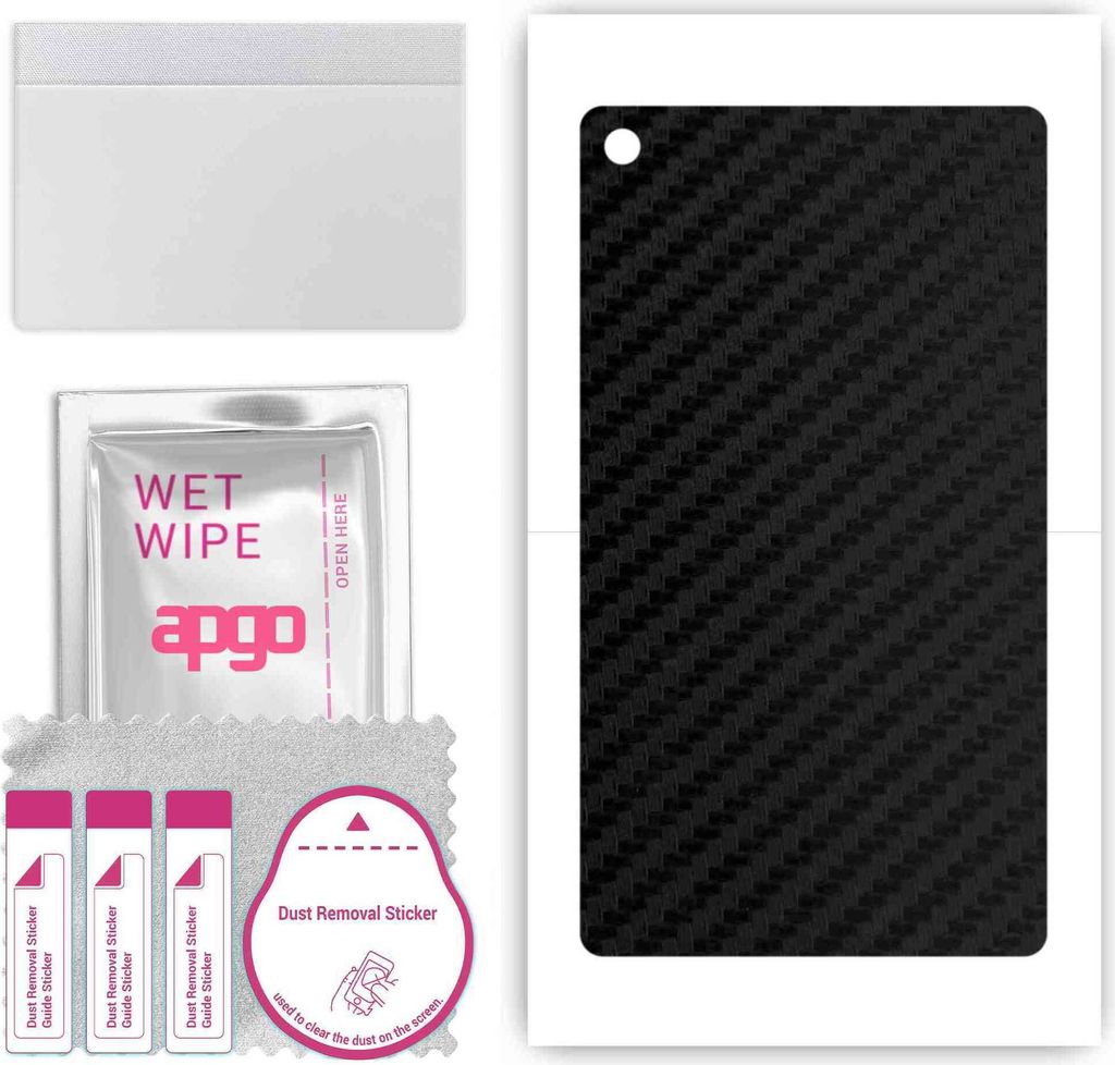 apgo Rückseite Schutzfolie, Skin, kompatibel mit Huawei MediaPad T2 7.0 Pro, Hinten Displayschutzfolie aus Vinylfolie, kratzfest, einfache Montage...