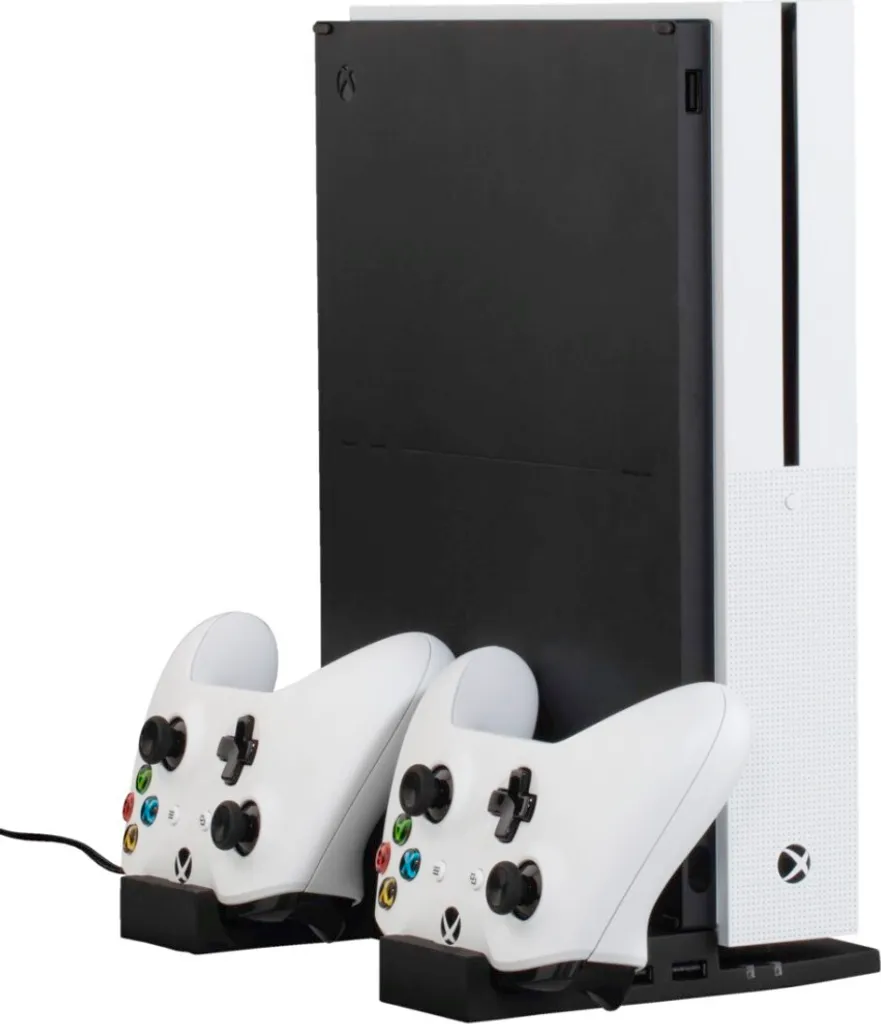 Multistand con 2 pacchi batteria per Microsoft XBox One S