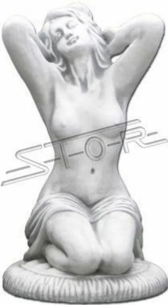 Décoration de Jardin Sculpture Femme 57cm Statue Design pour Balcon S101109