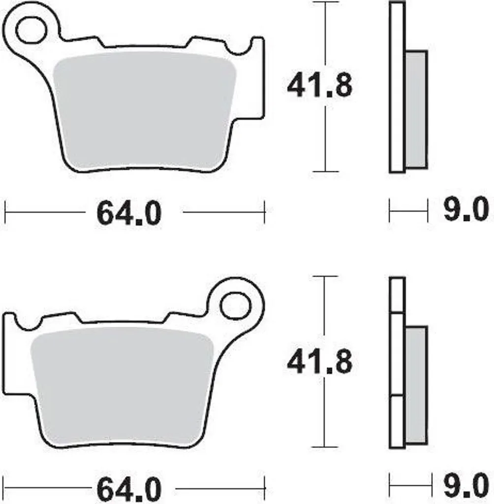 Plaquettes de Frein 094412 Moto-Master pour Stopper les Bruits sur BMW