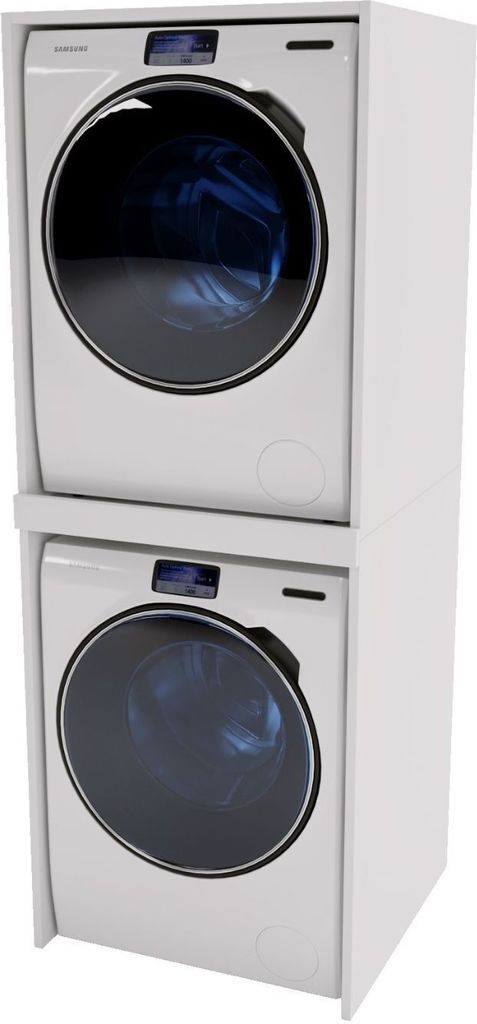 CraftPAK Waschmaschinenschrank geeignet für Waschmaschine & Produktbild 