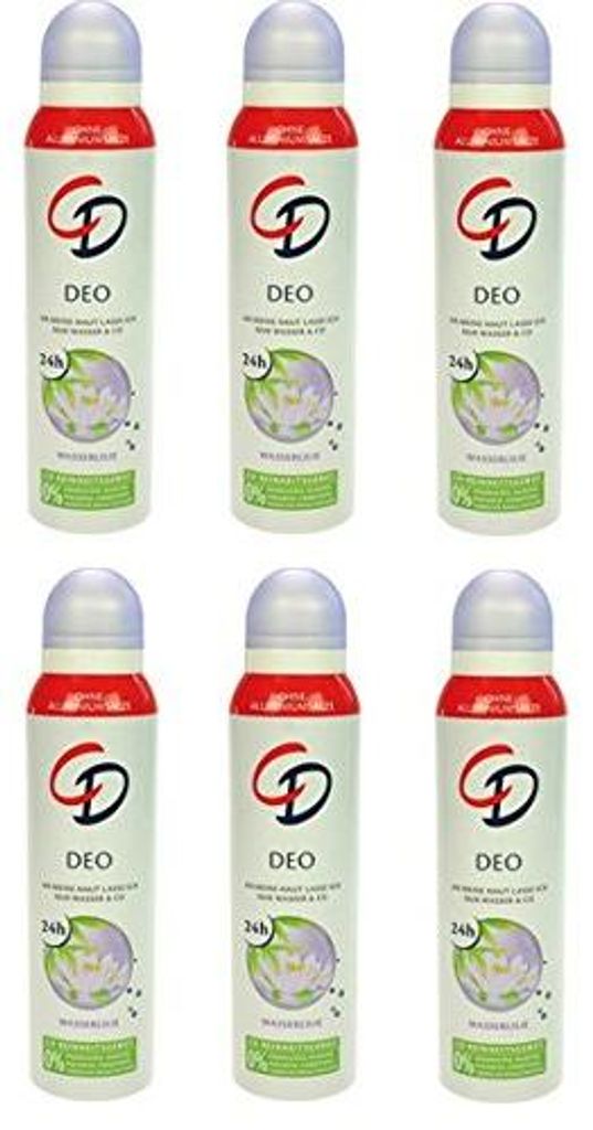 CD Deospray Wasserlilie 150 ml, opakowanie 6 sztuk (6 x 150 Zdjęcie produktu 