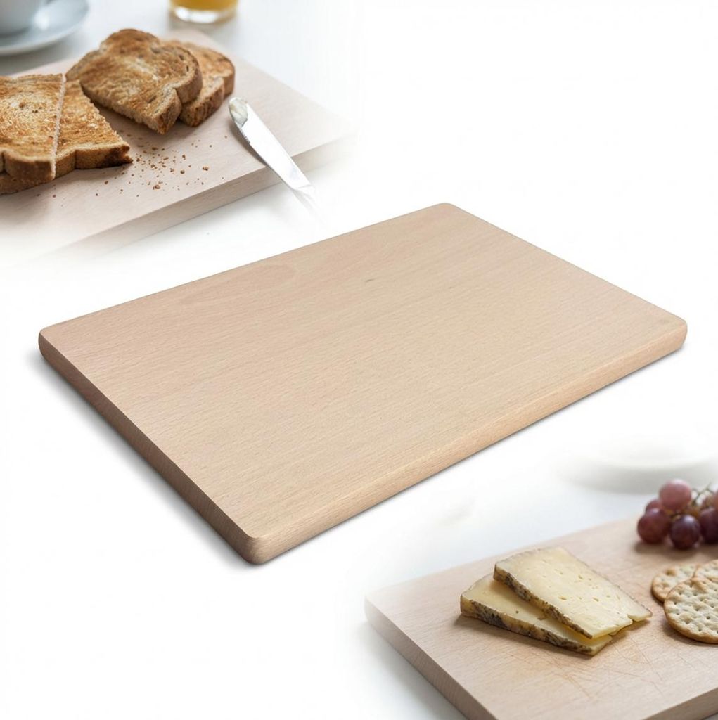 Kuchynská doska na krájanie 30 x 20 x 1,6 cm z bukového Obrázok produktu 
