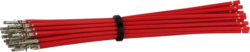 Cavo Pre-crimpato Molex Micro-Fit 3.0 Femmina 10cm - Rosso Industriale