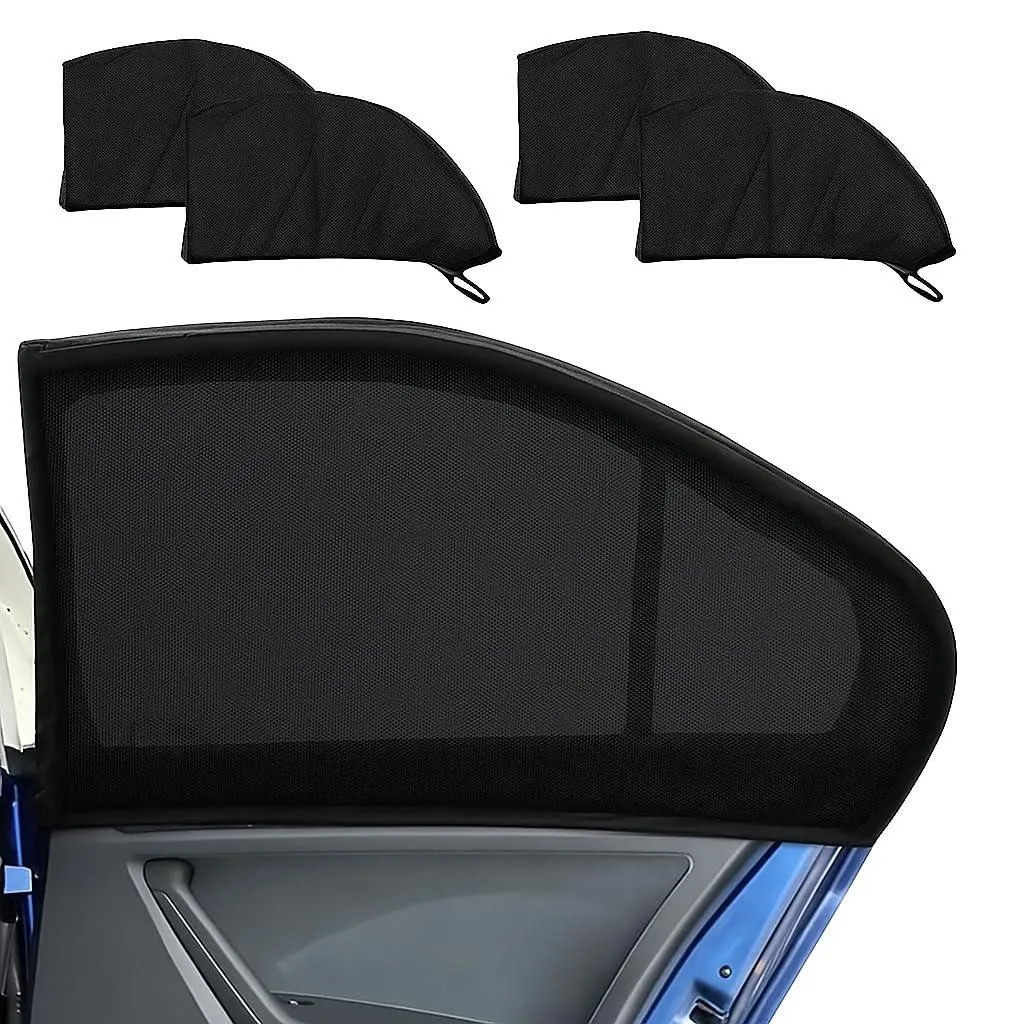 Moustiquaire voiture pare-soleil élastique anti-chaleur et anti-insectes