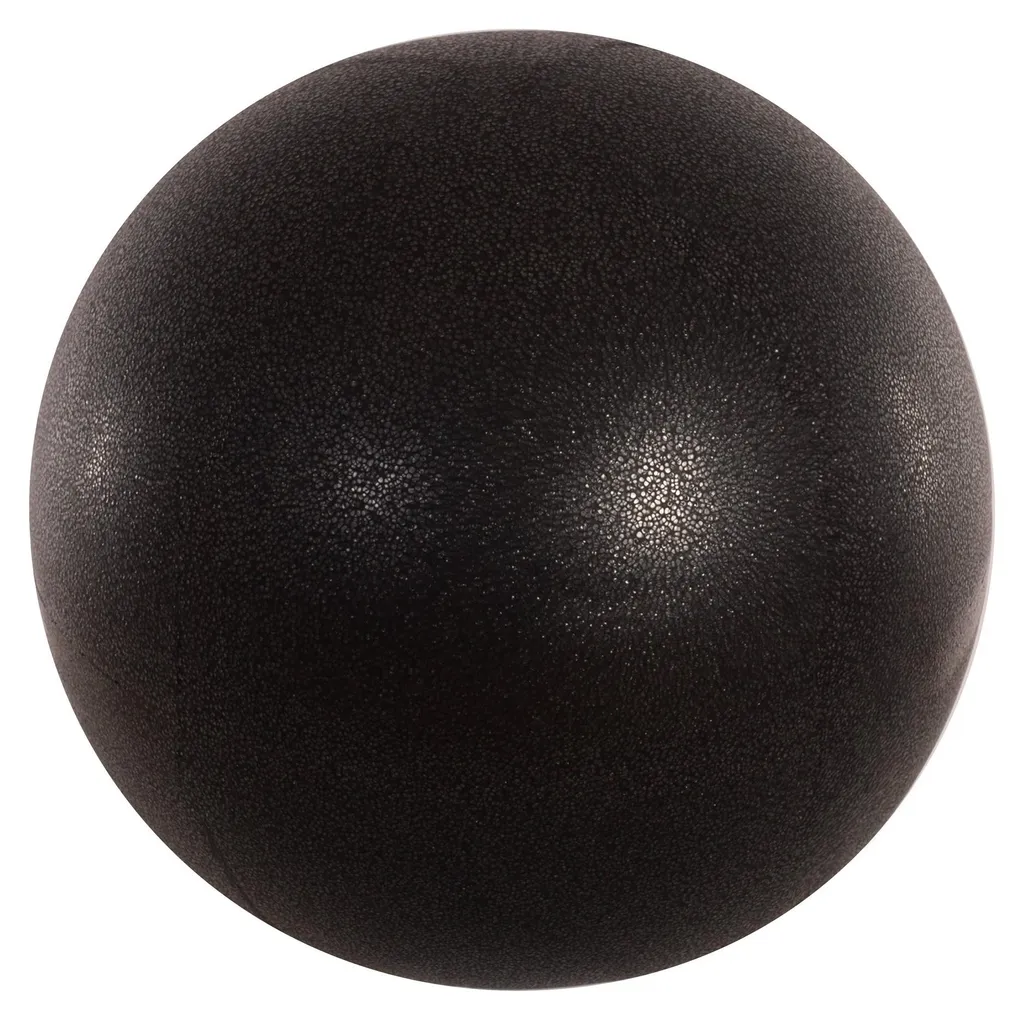 Ballon de Pilates pour étirement et yoga noir 20 cm petit format
