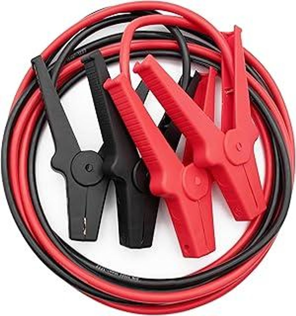 Schumacher Electric - Starthilfekabel 3m 16mm² - Batterie 6V/12V/24V - Für PKW, Kleintransporter, Wohnmobile - Motor bis 2,5L Benzin / 1,8L Diese...