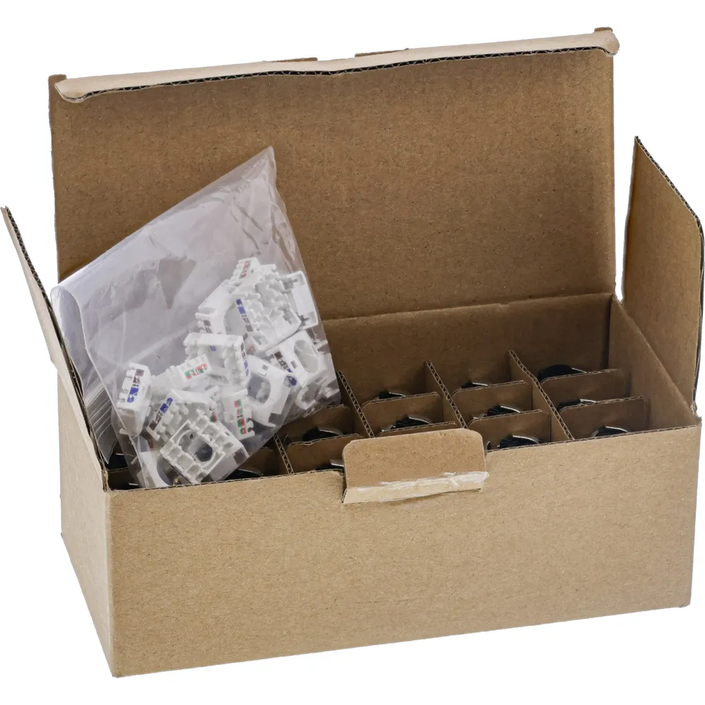 Module Keystone RJ45 Cat.8.1 Blindé Slim Lot de 24 Connecteurs InLine - 4