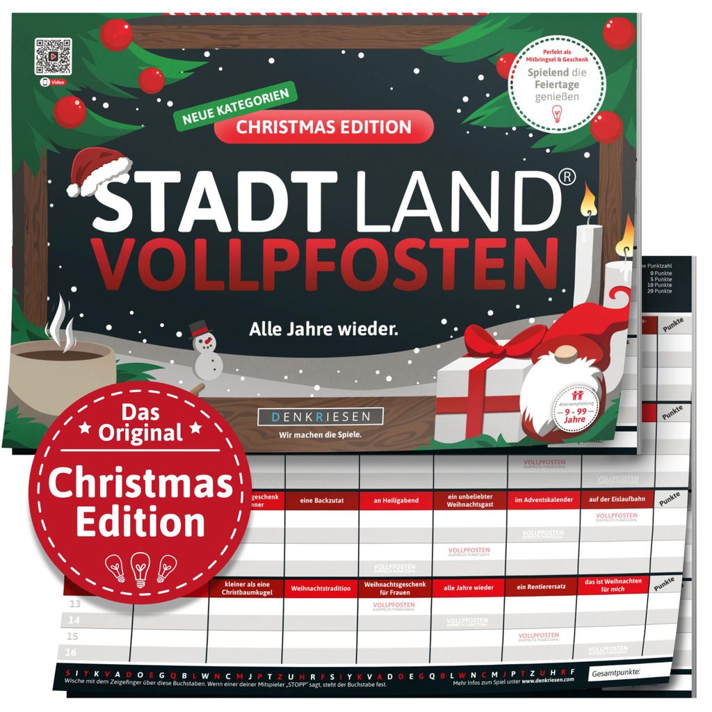 Denkriesen STADT LAND VOLLPFOSTEN® CHRISTMAS EDITION - Obrázok produktu 