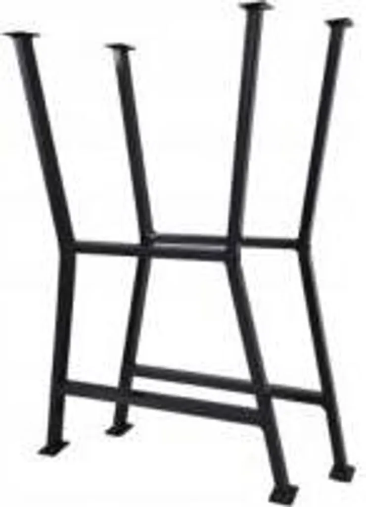 Pieds de table noirs en acier MADRIT 9458 - Robustesse pour extérieur