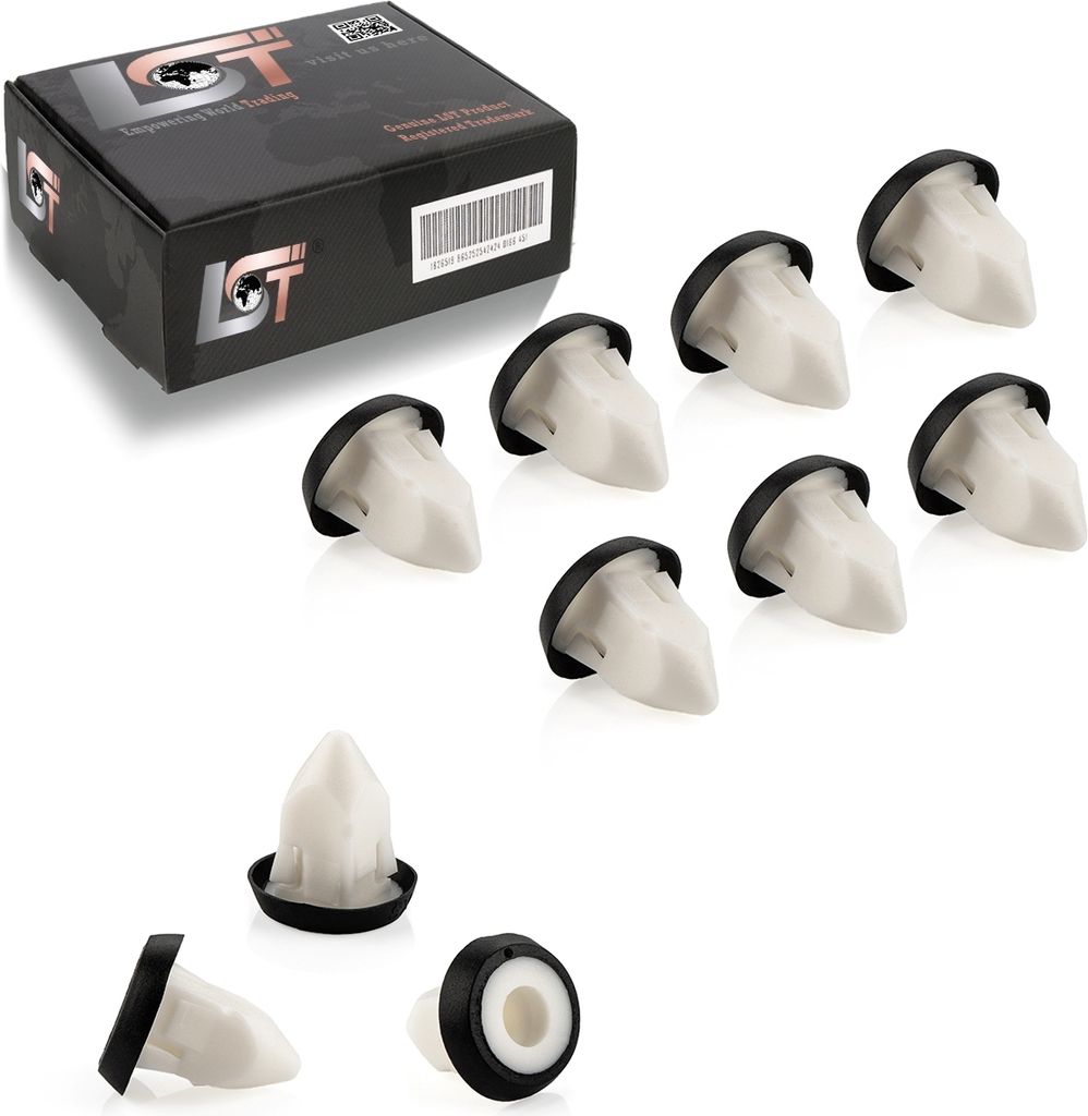 10x Spreizmutter Clip Befestigung Unterbodenbeschichtung für BMW X5 E70 3.0 4.8