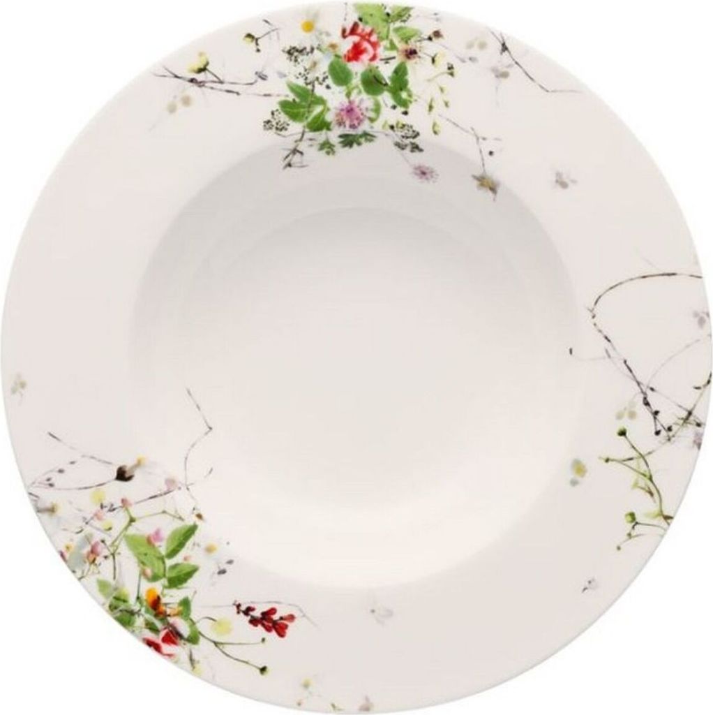 Rosenthal Brillance Fleurs Sauvages Suppenteller 23 cm Fahne
