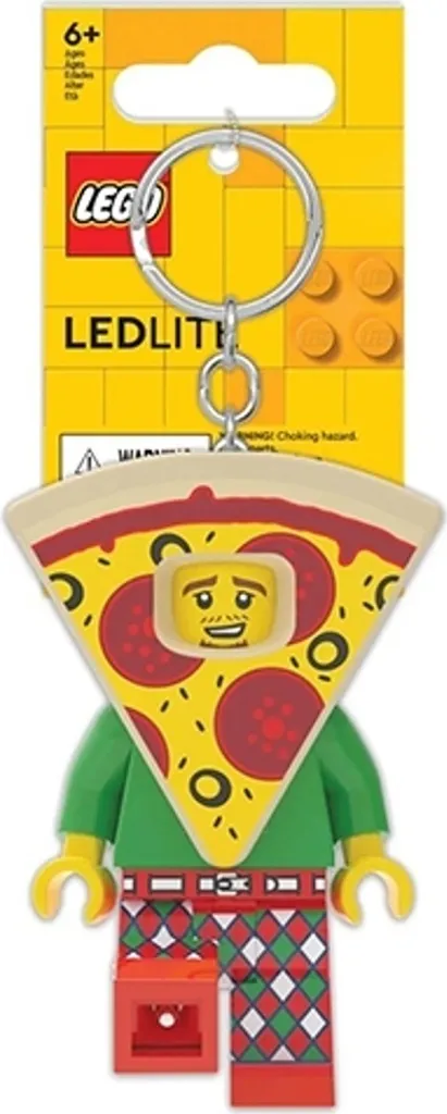 Figura LEGO® Pizza Shining Scontata | Portachiavi LED Originale