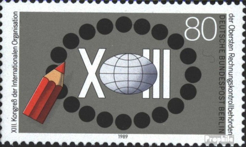 Briefmarken Berlin (West) 1989 Mi 843 (kompl.Ausgabe) gestempelt Rechnungskontrolle