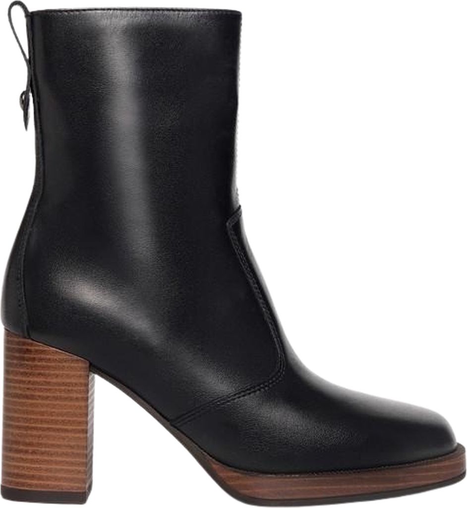 Nero Giardini Stiefel Stiefeletten aus Leder mit Blockabsatz und Reißverschluss