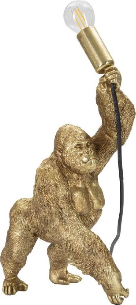 Mauro Ferretti Gorilla stolní lampa E14 22,5x16x40 cm zlatá Obrázek produktu 