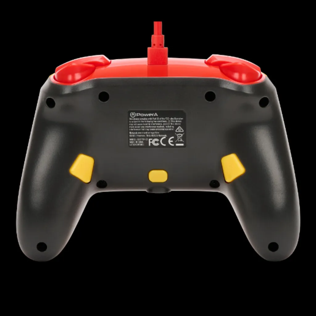 Manette Switch PowerA Pikachu avec boutons programmables et prise audio