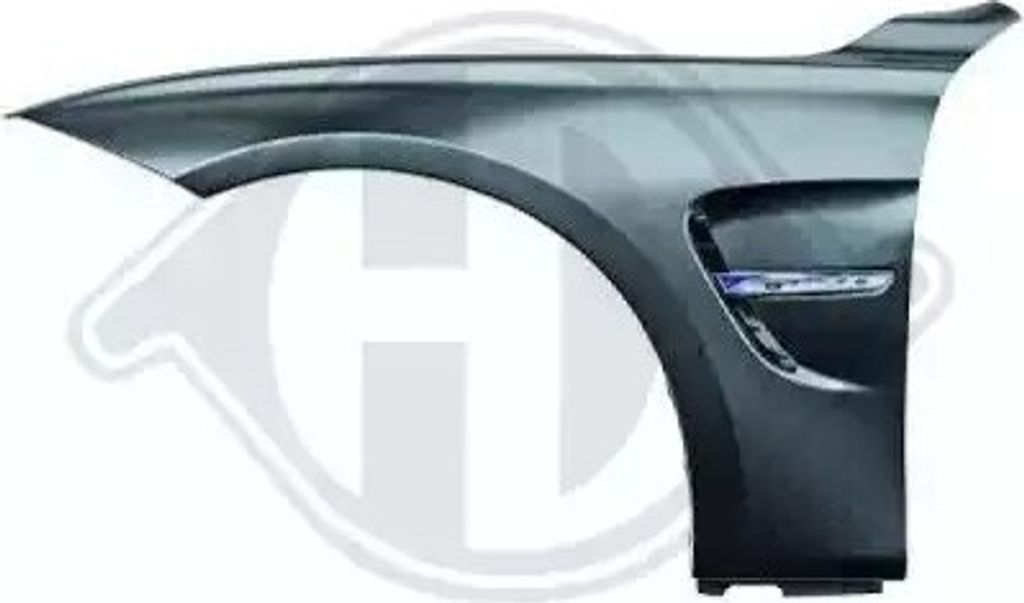 DIEDERICHS 1217406 Kotflügel Vorne Rechts für BMW 3 Touring (F31) 3 Limousine (F30, F80)