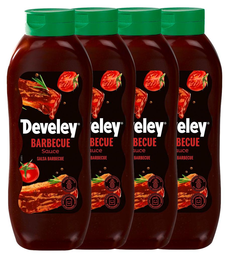 Develey Sos barbecue dymny 4-pak (4 x 875 ml) 3500 ml Zdjęcie produktu 