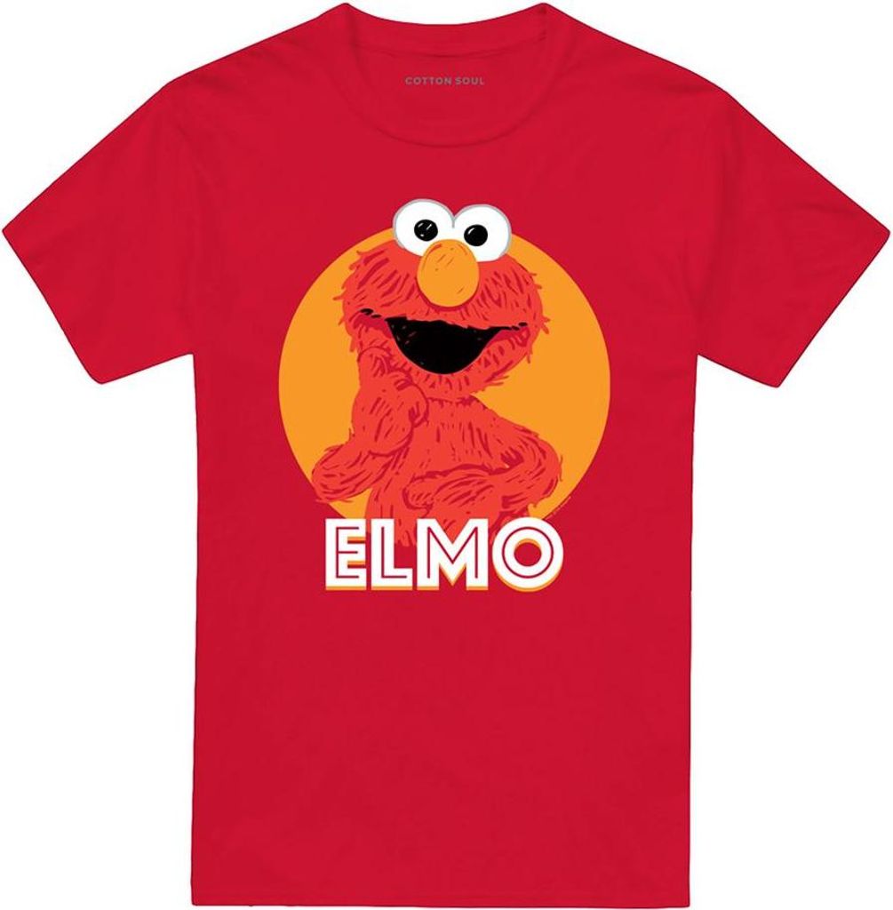 Sesame Street - T-Shirt für Herren/Damen Uni TV20683 (XL) (Rot)