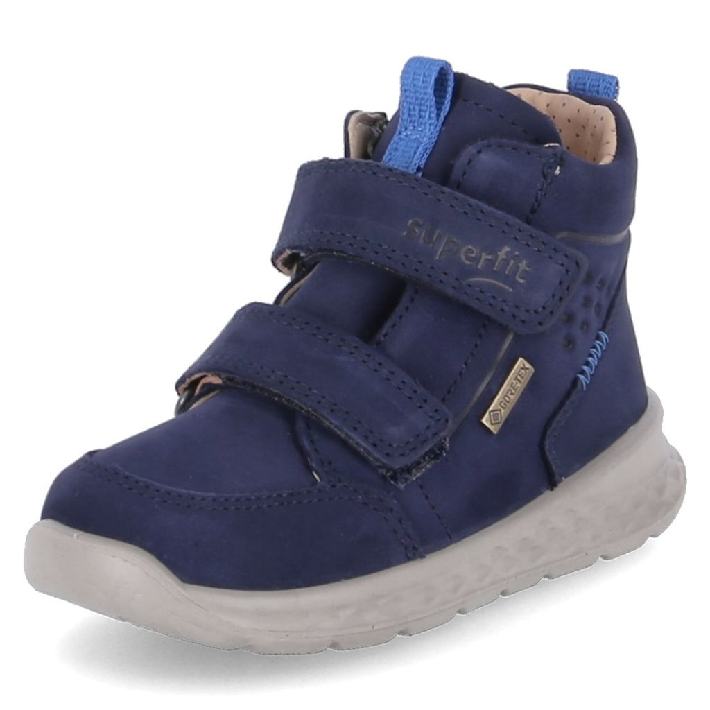 Superfit Leder Stiefel Knöchelschuh Breeze blau EUR 26
